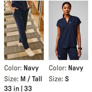Fabletics Navy Scrubs